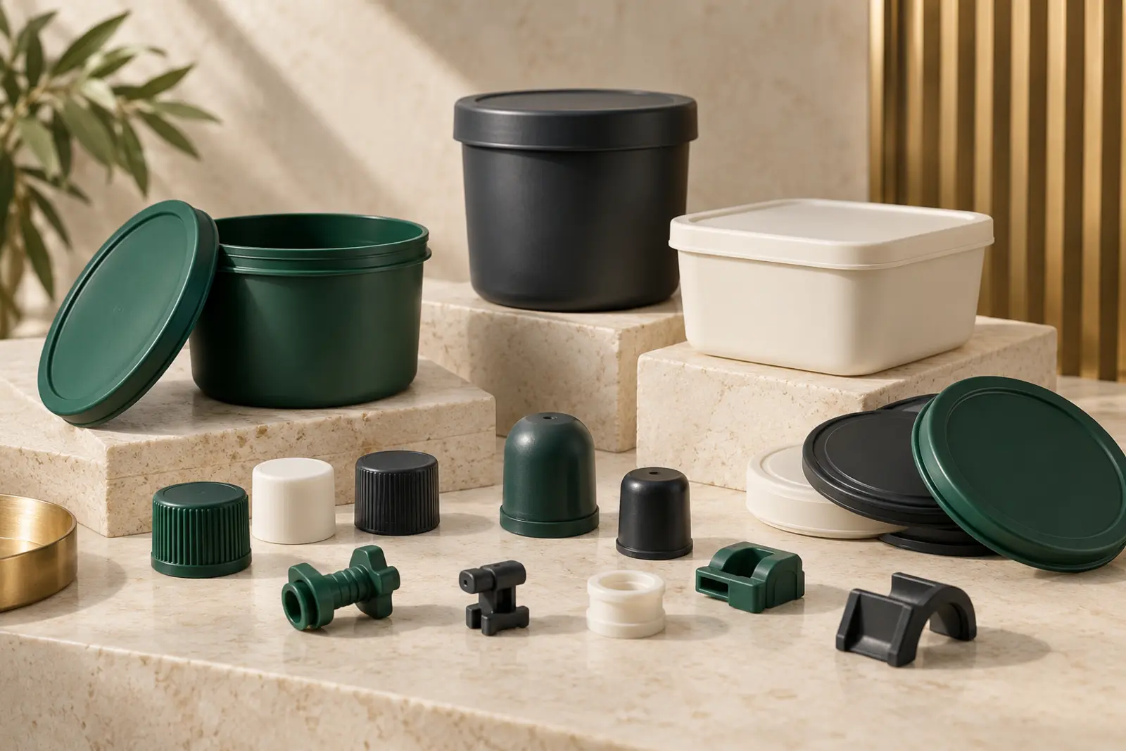 Flexible lids and containers made from LDPE / LLDPE